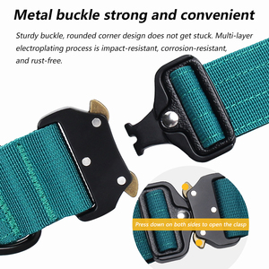 Wholesale Pet <strong>Dog</strong> <strong>Collar</strong> With Handle Soft Padded German Shepherd <strong>Collar</strong> for Medium and Large <strong>Dogs</strong> Heavy Duty <strong>Tactical</strong> <strong>Dog</strong> <strong>Collar</strong> - Product Image 4