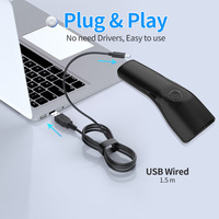 Escáner de Códigos de Barras 2D Xincode, Escáner de Códigos QR con Cable, CMOS, Escaneo Automático para Venta, Supermercado, Almacén X-760H
