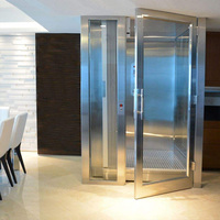 Nouvel ascenseur hydraulique vertical compact pour villa, maison, extérieur, 2 personnes, ascenseur résidentiel externe