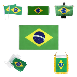 Juego de accesorios para fanáticos de la Copa de fútbol de Brasil, evento de juego de fútbol, productos de animación, regalo de fiesta de partidario con artículos promocionales - Product Image 2
