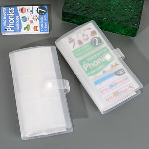 <span class=keywords><strong>Pochette</strong></span> de rangement pour <span class=keywords><strong>album</strong></span> de planificateur Mini A6 transparent de 40 pages pour étudiant essentiel | Classeur d'autocollants catégorisés - Product Image 3