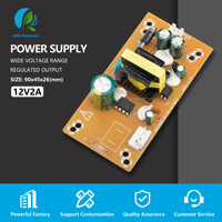 12V 2A 24W Isolated Open Frame Switching Power Supply SMPS AC DC PCB Board untuk Kontrol Akses Rumah Pintar OEM ODM