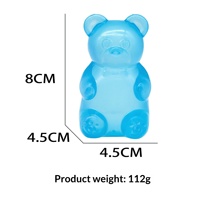   Kleiner Bär Plastik-Schaumstoff Maltose Dehnbarer Squishy Stressabbau-Ball Spaßiges Spielzeug mit Langsamer Rückfederung