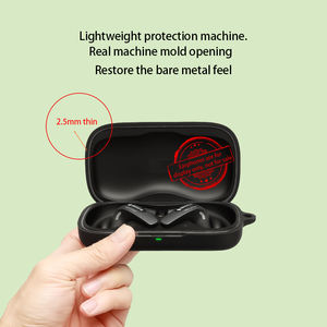 เคสป้องกันหูฟังซิลิโคนสำหรับ AIH-254ของ iftek flyai เปลือกหูฟังไร้สาย TWS สำหรับ <span class=keywords><strong>airpods</strong></span> <span class=keywords><strong>PRO</strong></span> COVER - Product Image 5