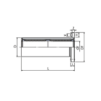 Rodamiento de deslizamiento de brida redonda de precisión estándar europeo MYT LMEF20LGS con soporte de jaula de acero, OEM ODM personalizado para venta al por mayor industrial