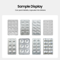 Machine d'emballage sous blister automatique DPP personnalisée pour pilules et comprimés, machine de scellage de petits blisters de capsules