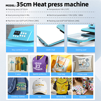 Presse à chaud électrique entièrement automatique Ingani 38x38CM pour la sublimation de vêtements et de t-shirts avec plateau plat