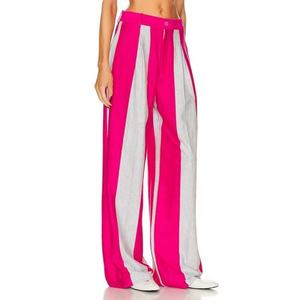 Nouveau pantalon large pour femme, couleur personnalisée, taille ajustable, décontracté, en lin et coton, style OOTD - Product Image 2