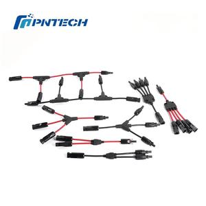 Konektor Cabang <span class=keywords><strong>X</strong></span> ke 1 Y 30A 1000V DC PV004-XT1 Kontak Tembaga Berlapis Timah Tahan Air IP67 untuk Sistem PV Surya - Product Image 1