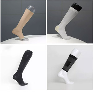 Chaussettes de <span class=keywords><strong>compression</strong></span> anti-embolie de qualité médicale, hauteur cuisse, personnalisées - Product Image 4