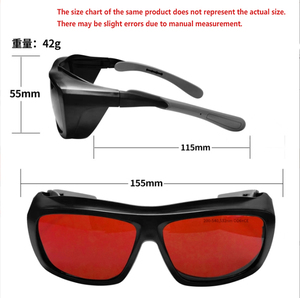 <span class=keywords><strong>Gafas</strong></span> láser certificadas OD6 + 200-460nm <span class=keywords><strong>Gafas</strong></span> DE SEGURIDAD láser UV <span class=keywords><strong>Gafas</strong></span> protectoras ergonómicas para marcado láser EN 207 Plástico - Product Image 3