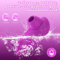 Intelligenter Klitoris-Leckvibrator mit G-Punkt-Stimulation, Zungentechnologie, Saugfunktion, 10 Frequenzen, USB-Aufladbar, IPX7 Wasserdicht