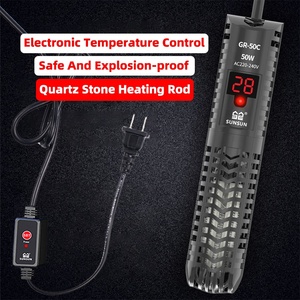 50W <span class=keywords><strong>100W</strong></span> 200W 300W 500W Pantalla digital sin explosión Cuarzo Temperatura constante <span class=keywords><strong>Acuario</strong></span> <span class=keywords><strong>Calentador</strong></span> de pecera - Product Image 1