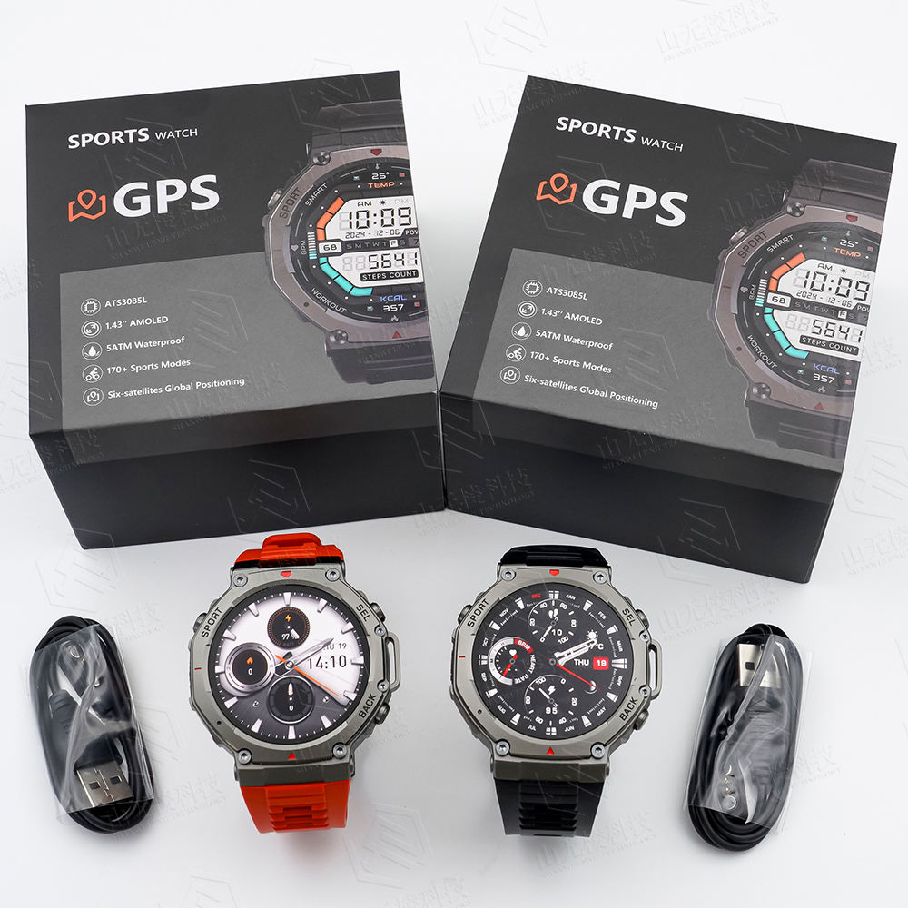 2026 DM58 GPS SmartWatch 1.43'' AMOLED Screen BT Call 5ATM Waterproof Compass Altitude Hombre Outdoor Sports Relojes Smart Watch