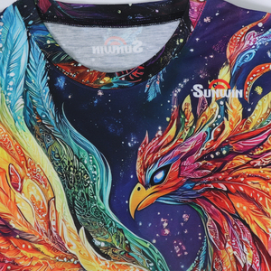 T-shirt de chasse en coton imprimé numériquement, couleurs vives, doux au toucher, respectueux de l'environnement et inaltérable, idéal pour les zones végétées. - Product Image 4