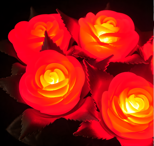 Led Glow Hoa bó hoa Rave buổi hòa nhạc ánh sáng lên nhân tạo Rose Wedding Valentine của ngày trang trí nội thất kỳ nghỉ bên bảng centerpieces - Product Image 5
