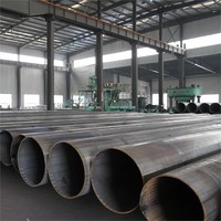 Venta directa de fábrica ST37.2 Pared gruesa ERW SAW JIS GS Material de construcción certificado Tubo de acero soldado con costura recta 6m 12m Longitudes