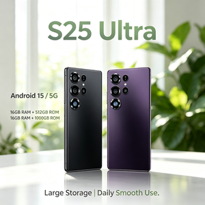 สมาร์ทโฟน S25 Ultra 5G ระบบปฏิบัติการ Android 15 รองรับซิมคู่ หน่วยความจำขนาดใหญ่ หน้าจอ LED  โทรศัพท์มือถือ Deca Core - Product Image 2