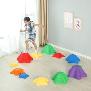 Non Slip PP trave di equilibrio pietre miliari per bambini Color arcobaleno che promuovono le abilità di coordinazione dei bambini a forma di stella marina - Product Image 2