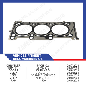 Junta de culata automática 4893468AD 68284904AA ZANETOL para CHRYSLER GRAND <span class=keywords><strong>CARAVAN</strong></span> 2021 ~ 2024 PACIFICA 2017 ~ 2024 VOYAGER 2020 ~ 2024 - Product Image 2