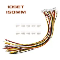 10 ensembles ZH-1.5 JST 4 broches ligne électronique simple connexion borne prise 28AWG broches connecteurs avec 150mm fil câble connecteur