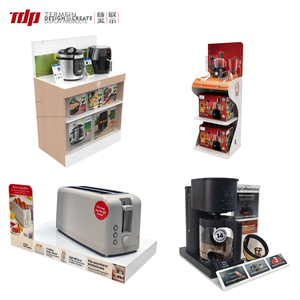 TERMEIN - Expositor <span class=keywords><strong>de</strong></span> Electrónica en Niveles Blanco y Negro, Soporte <span class=keywords><strong>de</strong></span> Exhibición para Aspiradora Inalámbrica, para Promoción POP en Supermercados - Product Image 2