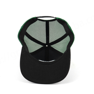 Wholesale Customized 6 Panel Polyester/Cotton Woven Patch Logo 112 Trucker Performance Hat Custom Breathable <b>Light</b> Hard Panel - Product Image 3