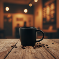 Service de table en grès de luxe Guangda |   Assiettes et tasses en céramique noire émaillée |   Lave-vaisselle moderne pour la maison, compatible four et chaleur