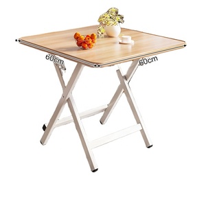 <span class=keywords><strong>Mesa</strong></span> Plegable Pequeña, <span class=keywords><strong>Tipo</strong></span> Doméstico, Simple, para Usuarios de Casas de Alquiler, Puesto de Venta Ambulante, <span class=keywords><strong>Mesa</strong></span> Cuadrada para Comer - Product Image 1