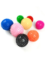 Balle de massage magnétique en PVC pour fascia musculaire, avec picots en plastique, pour acupression et relaxation musculaire
