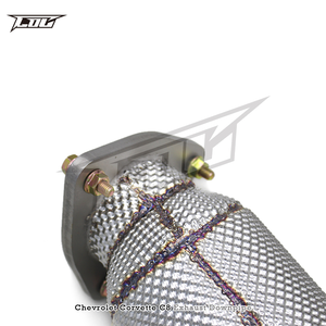 Boska Tuyau d'échappement Downpipe Catalytic Converter Tuyau de descente catted à haut débit pour Chevrolet CORVETTE C8 2019-2023 avec <span class=keywords><strong>catalyseur</strong></span> - Product Image 4