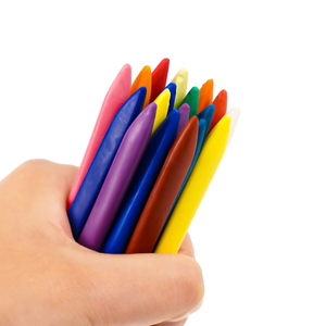 Crayons en plastique à dessiner pour enfants, non toxique, étanche, pas pour les mains sales, bricolage, vente en gros OEM - Product Image 1