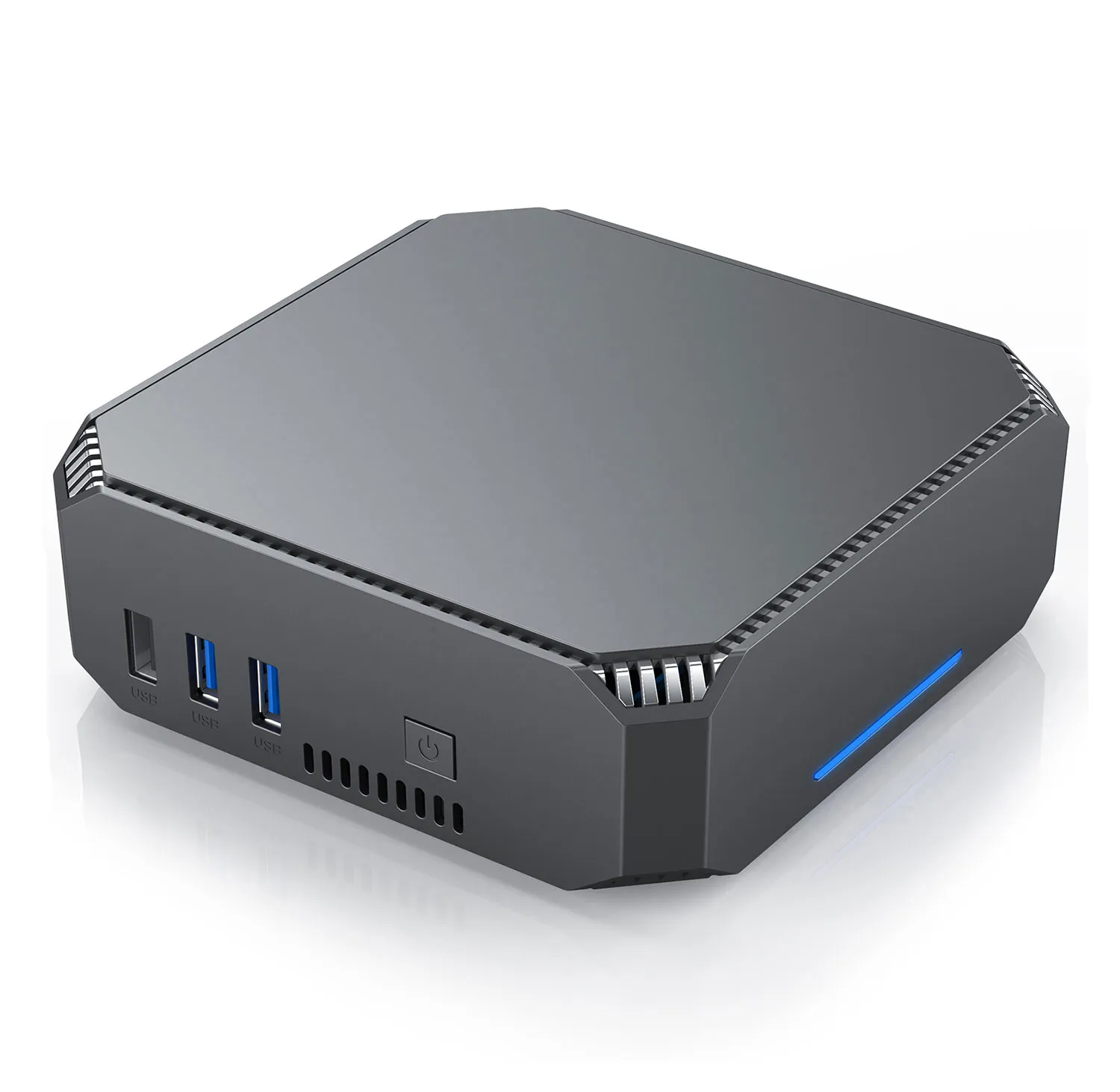 GK2 Mini PC Win 11 Pro CPU J4105 Quad-Core 2.4G/ 5G Dual WiFi BT 4.2 Gigabit Internet Mini PCS Computer Desktop Gaming