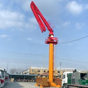 JIUHE Fabricant chinois de pompes à béton à flèche auto-élévatrices hydrauliques à utilisation plus facile, distributeur de pompes à béton à flèche - Product Image 3