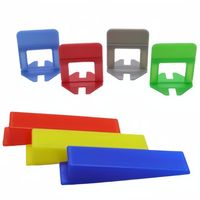 Clips et cales Système de nivellement de carreaux en plastique céramique Accessoires de carreaux Outils pour carreaux