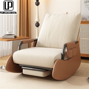 Sillón Reclinable de Cuero de Primera Calidad Estilo Francés para el Hogar, Sillón de Salón, Silla de Salón - Product Image 1
