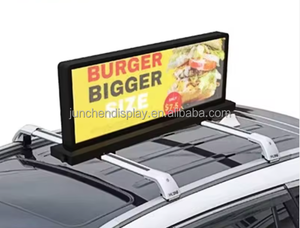 Outdoorwaterproof di chuyển hai mặt taxi dẫn đăng ký P5 xe quảng cáo taxi màn hình hàng đầu dẫn hiển thị cho xe taxi - Product Image 2