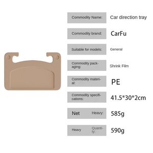 2-in-1 <b>Car</b> Steering Wheel Tray Laptop Desk Dining <b>Table</b> Multifunctional Portable Food Tray for Eating and Writing - Product Image 4