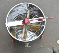 Extracteur de miel manuel à 4 cadres avec séparateur de miel à rotation automatique État neuf