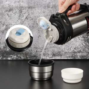 Bouteille à vide isolée de grande capacité 2L 3L 6L pour l'extérieur Bouteille à eau en acier inoxydable 304 - Product Image 6