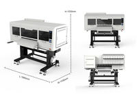 60cm 8-Kopf DTF-Drucker Hochgeschwindigkeits-24-Zoll-A1-Direkt-auf-Film-Druckmaschine mit Doppelschiene für T-Shirt-Druck