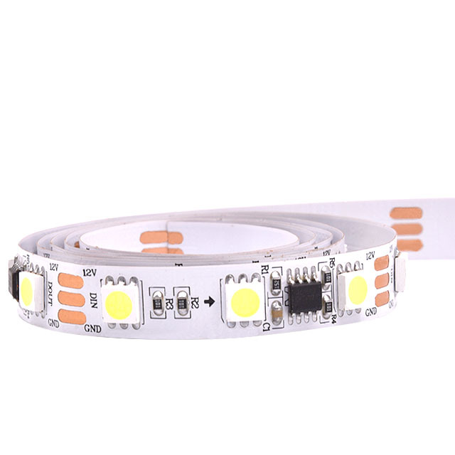 High Quality  IP20 Waterproof Led Strip 5050 60 Leds 60 Pixels Stage Lights Decorative Led Strip Light Outdoor Street Light