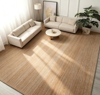 Tapis mur à mur pour la maison, le salon, le bureau, l'hôtel, le restaurant – Tapis résistant à l'usure, antidérapant, fabriqué à la machine, à poils ras et bouclés