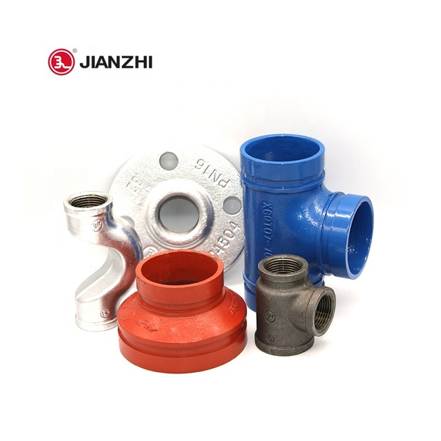 Fm Approved Fire Fighting Pipe Fitting Ductile Iron Pipe Fitting Grooved Pipe Fittings
