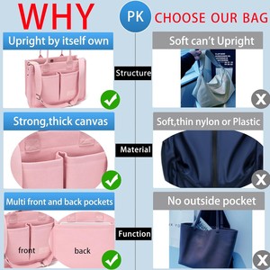 Factory Direct 2026 Purse Work <strong>Laptop</strong> Book Pocket <strong>Handbags</strong> Travel Nurse College Gift All Crossbody Canvas Tote Bags for <strong>Women</strong> - Product Image 4