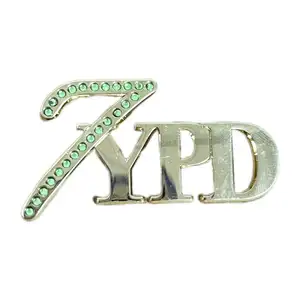 No Minimum Lapel Pin Metal Badge Wholesale 3d Letter Custom Emblem Badge