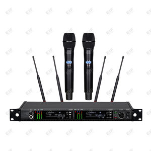 Sistema de Micrófono Inalámbrico UHF Portátil Profesional MY-2800 para Cantar Karaoke - Product Image 1