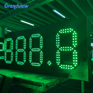 Panneau d'affichage numérique LED pour <span class=keywords><strong>station</strong></span>-service extérieure, rouge/vert/blanc, signalisation des prix du carburant, avec garantie d'un an - Product Image 6