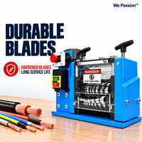 Machine à dénuder les fils électriques automatique We Passion WP-026, 1-25 mm, 180 W, 7 trous, 7 lames, dénudeur de câbles en cuivre, multi-modes