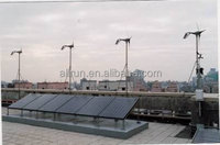 Station d'alimentation d'urgence CE avec garantie de 10 ans, système hybride éolien et solaire 5KW 10KW / 10000W, système hybride solaire et éolien